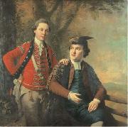 royal academy Double portrait of General Richard Wilford of the British Army and his contemporary Sir Levett Hanson oil